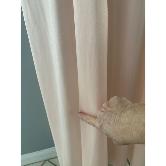 Vintage Adonna Nightgown Size M Pink Sheer Satiny Negligee Lace Fairy Whimsy* - Picture 14 of 16